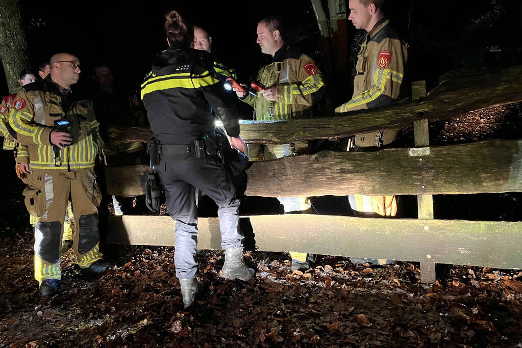 Onderzoek naar brandstichting in bos