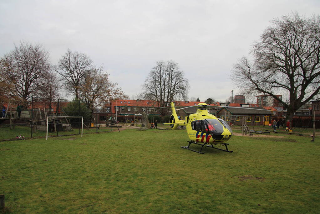 Inzet traumahelikopter trekt veel bekijks