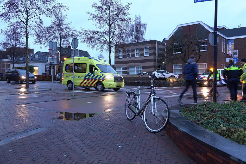 Fietser gewond bij aanrijding met auto