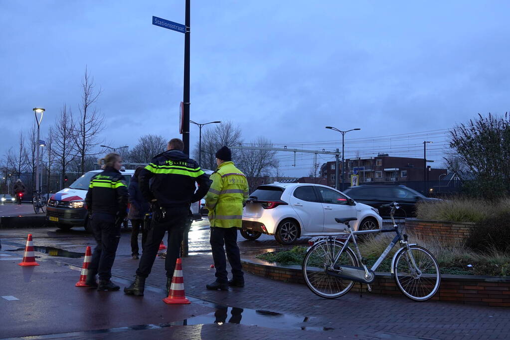 Fietser gewond bij aanrijding met auto