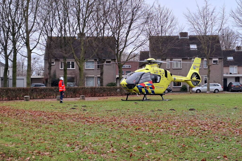 Inzet traumahelikopter trekt veel bekijks