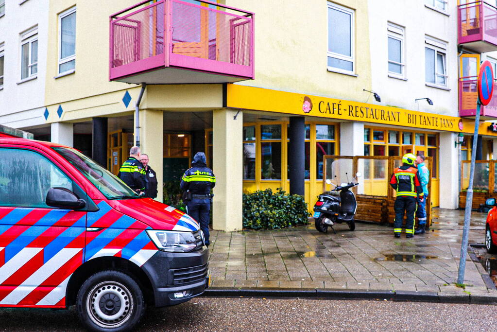 Brand in café snel onder controle
