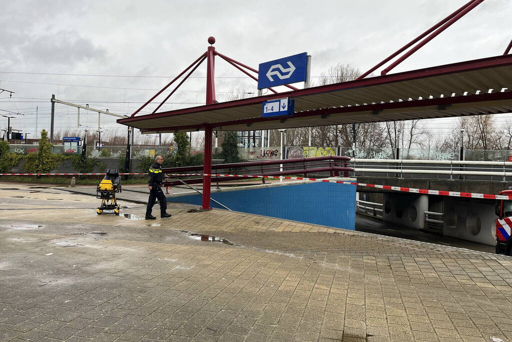 Treinverkeer stil na ongeval bij station