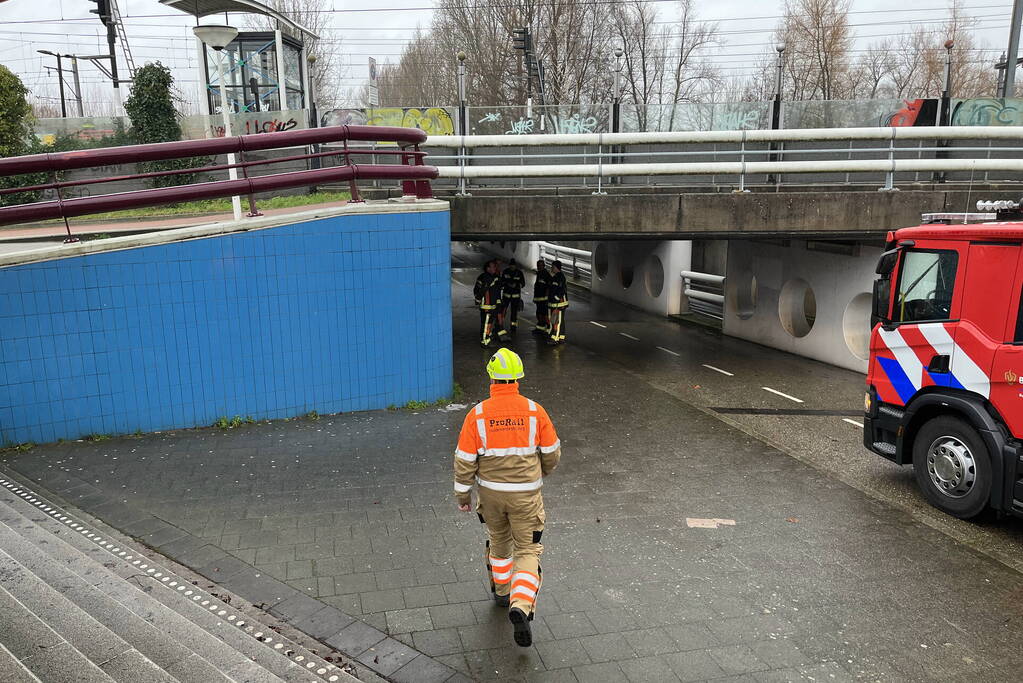 Treinverkeer stil na ongeval bij station