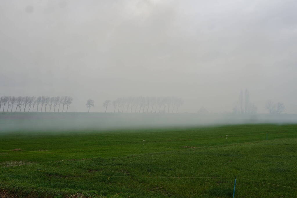 Flinke brand in boerderij blijkt buitenbrand