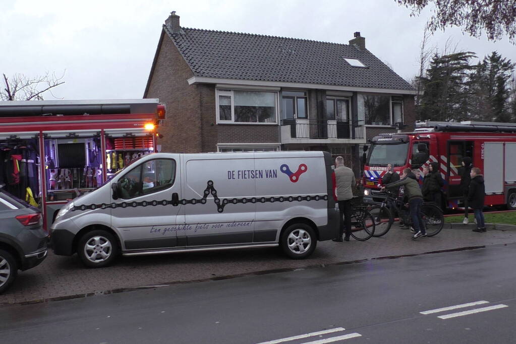 Kleine brand in bedrijfspand