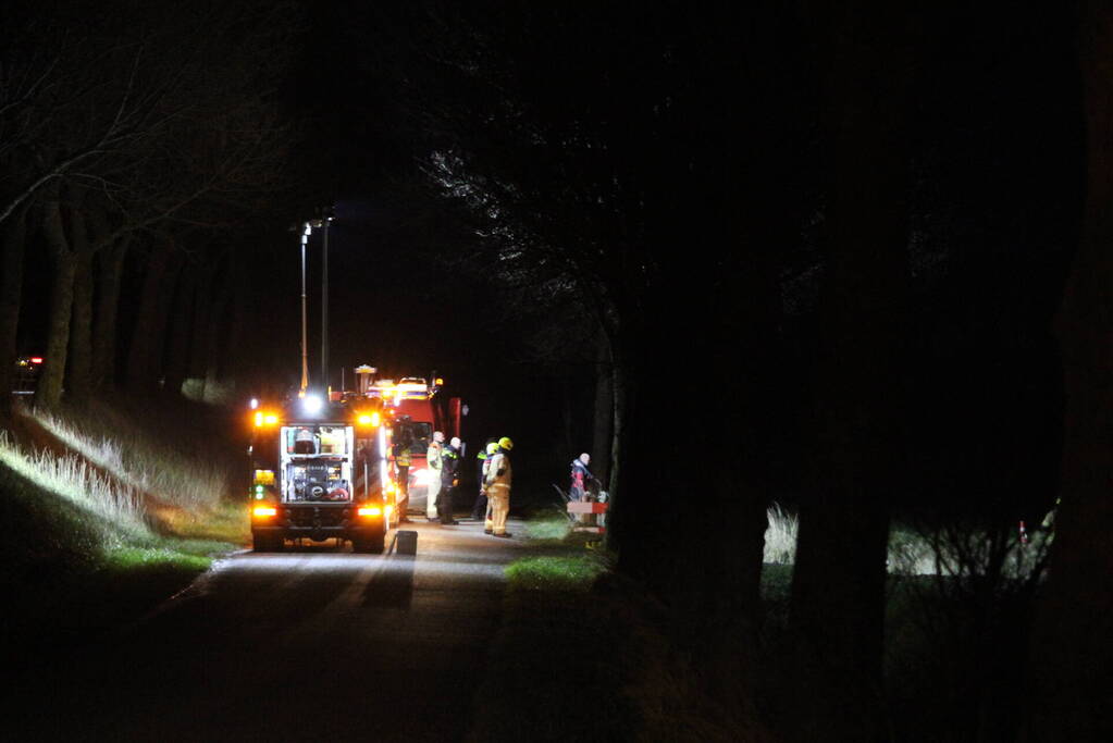 Spullen aangetroffen in het water