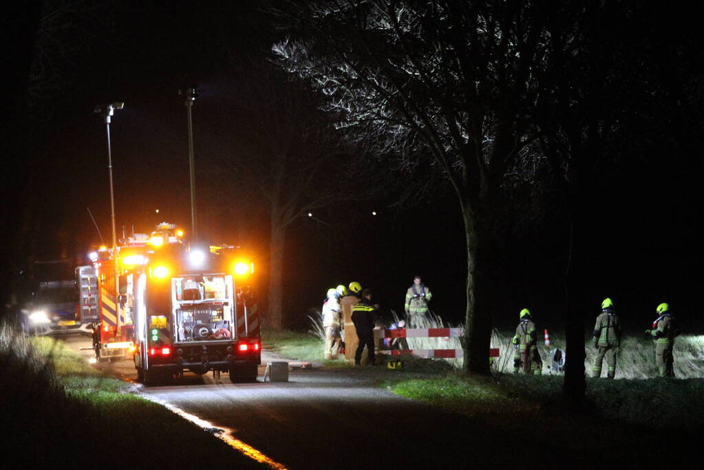 Spullen aangetroffen in het water