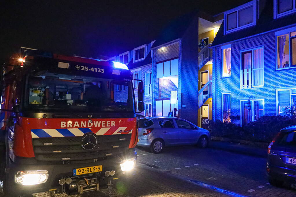 Matras in slaapkamer vliegt in brand