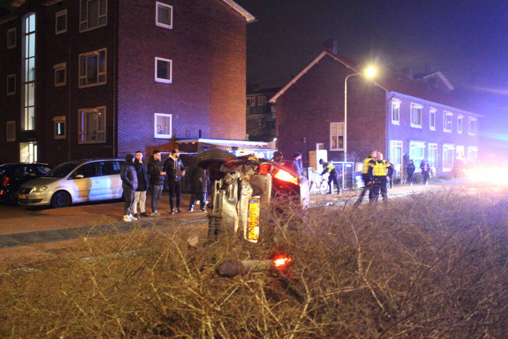 Flinke verkeerschaos na aanrijding