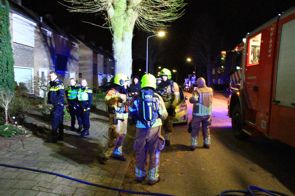 Veel schade na brand in garage