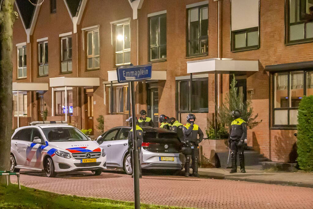 Veel politie op de been bij melding steekpartij