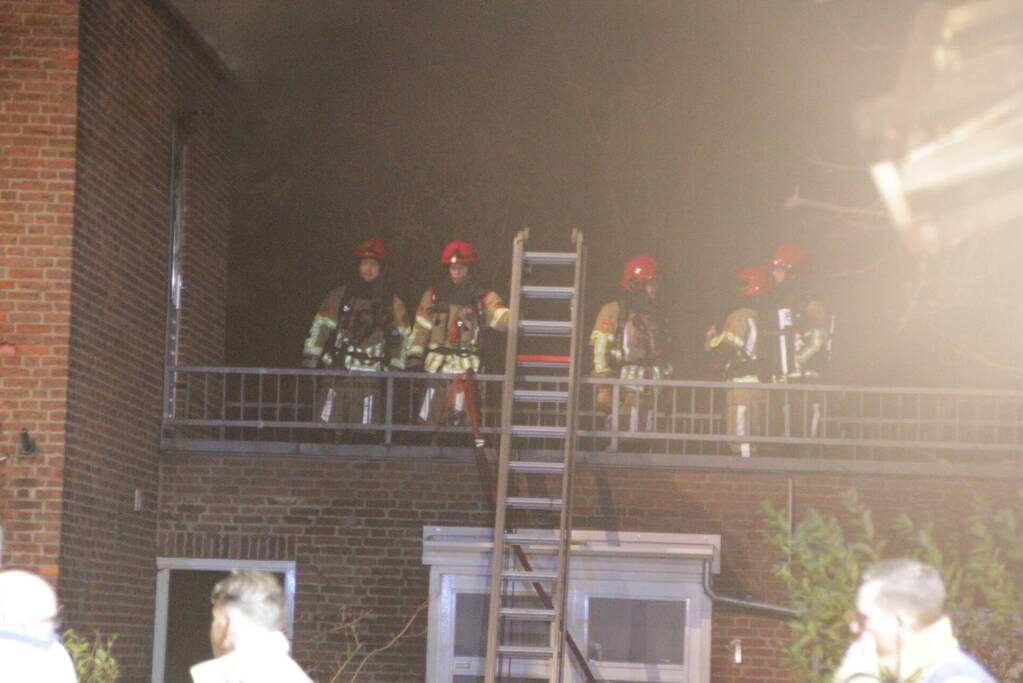 Forse brand in woning