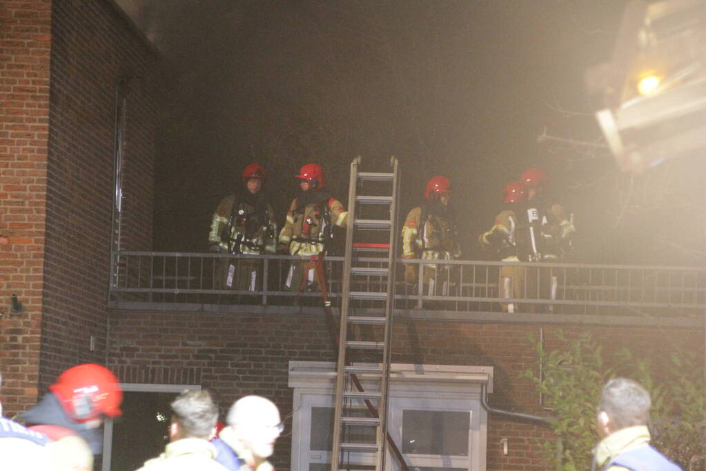 Forse brand in woning