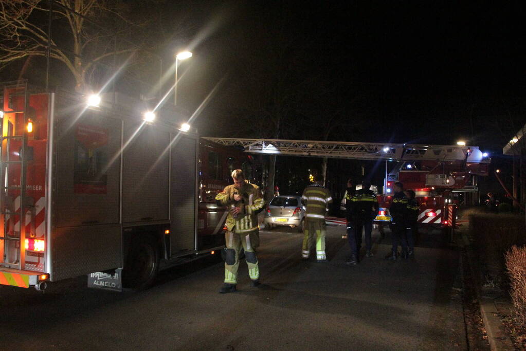 Forse brand in woning