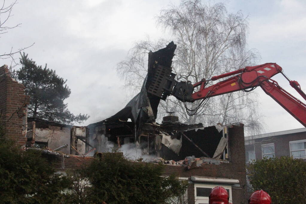 Forse brand in woning