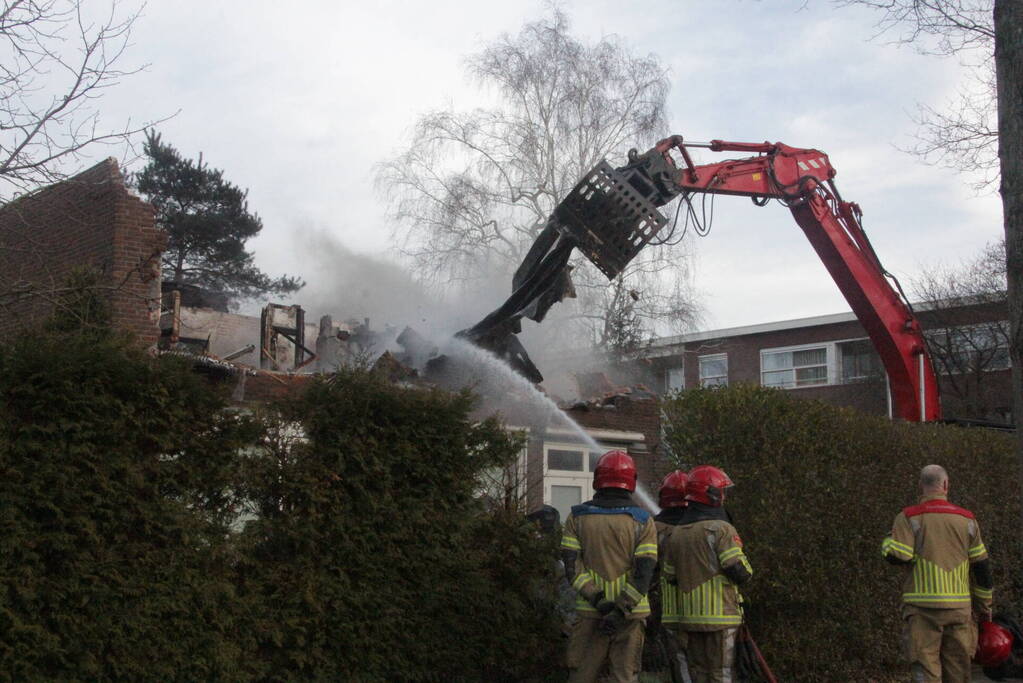 Forse brand in woning