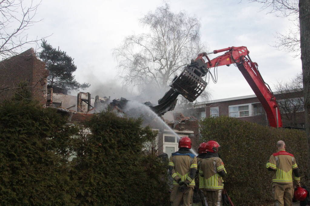 Forse brand in woning