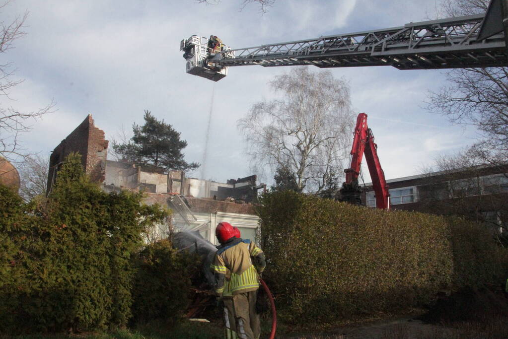 Forse brand in woning