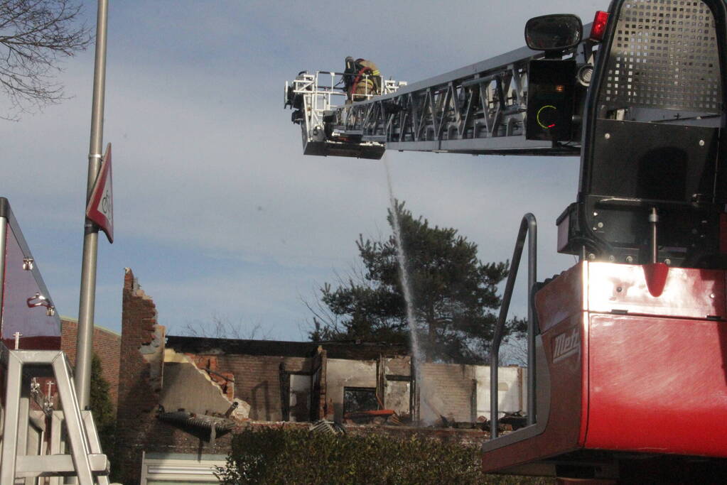 Forse brand in woning