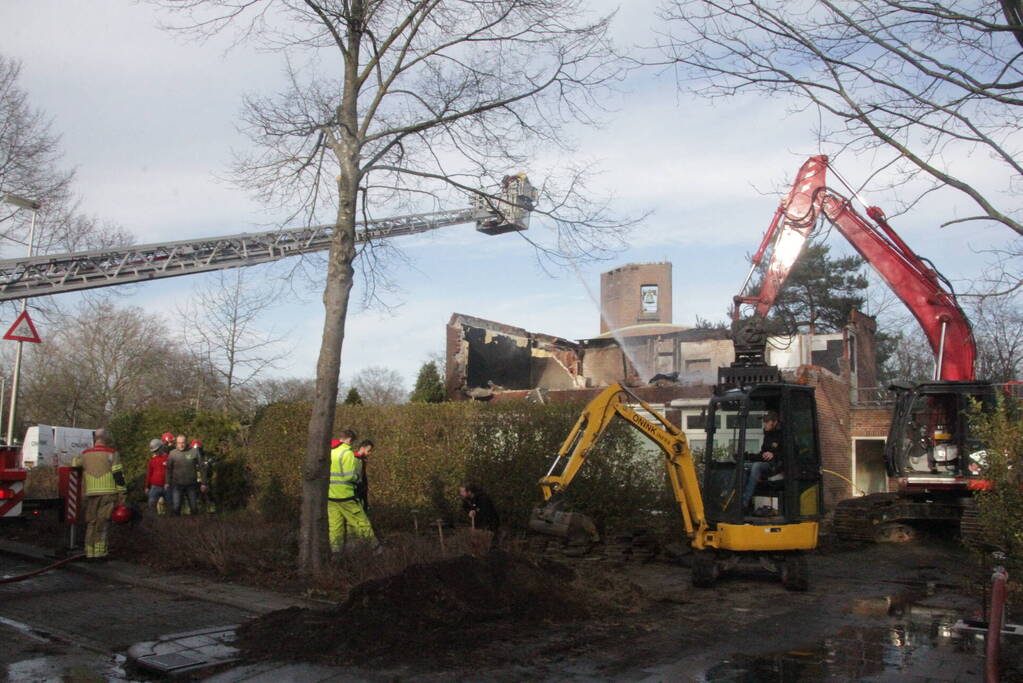 Forse brand in woning