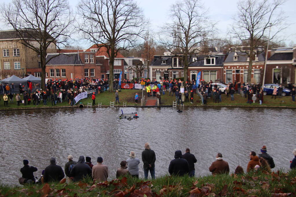 Grote drukte bij nieuwjaarsduik