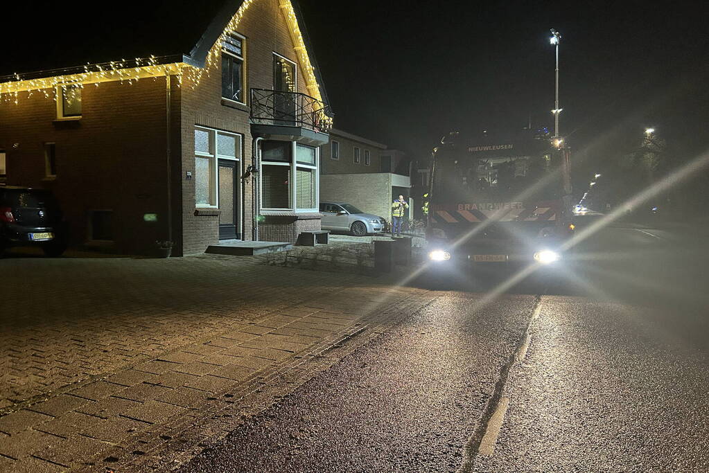 Rookontwikkeling bij schoorsteenbrand