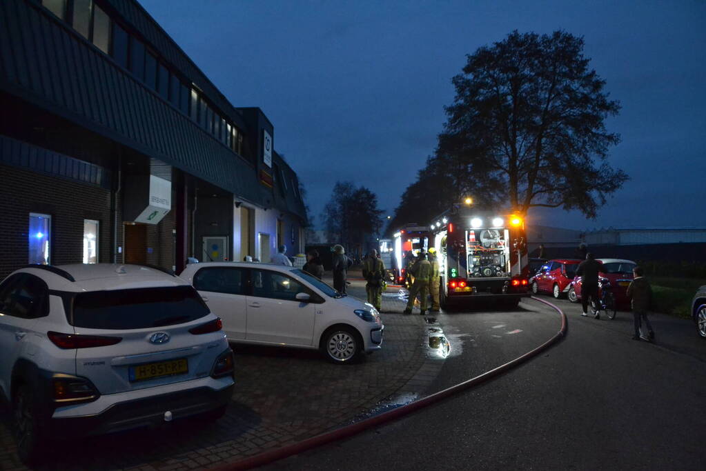 Bakkersbedrijf ontruimd door brand
