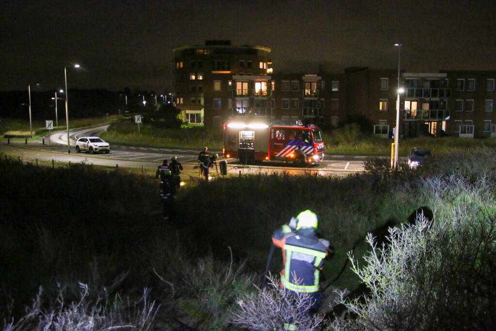 Meerdere kerstbomen in brand gestoken in duingebied
