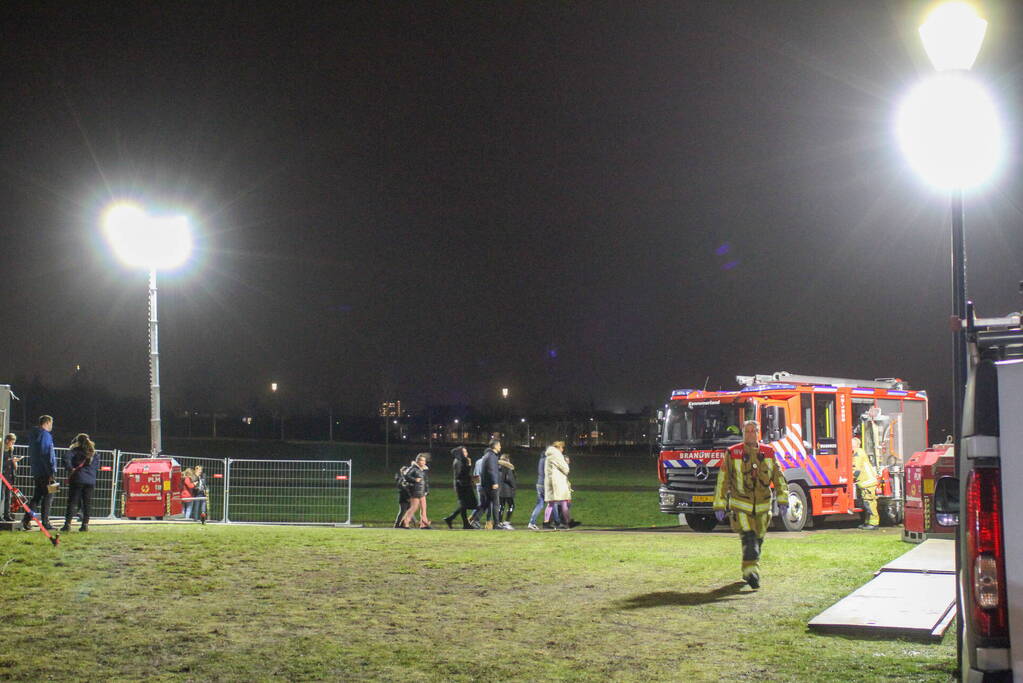 Circus artiest van hoogte gevallen