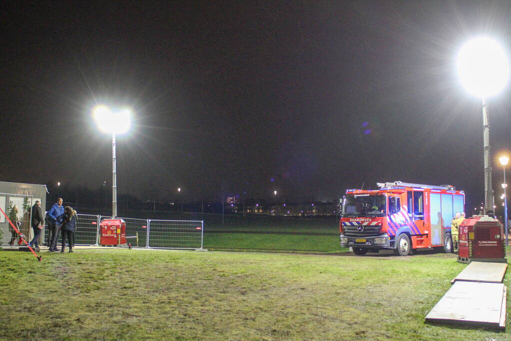 Circus artiest van hoogte gevallen