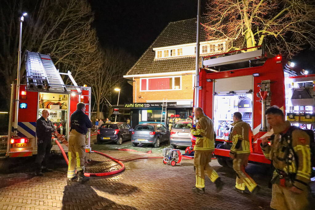 Veel schade bij brand in horecagelegenheid