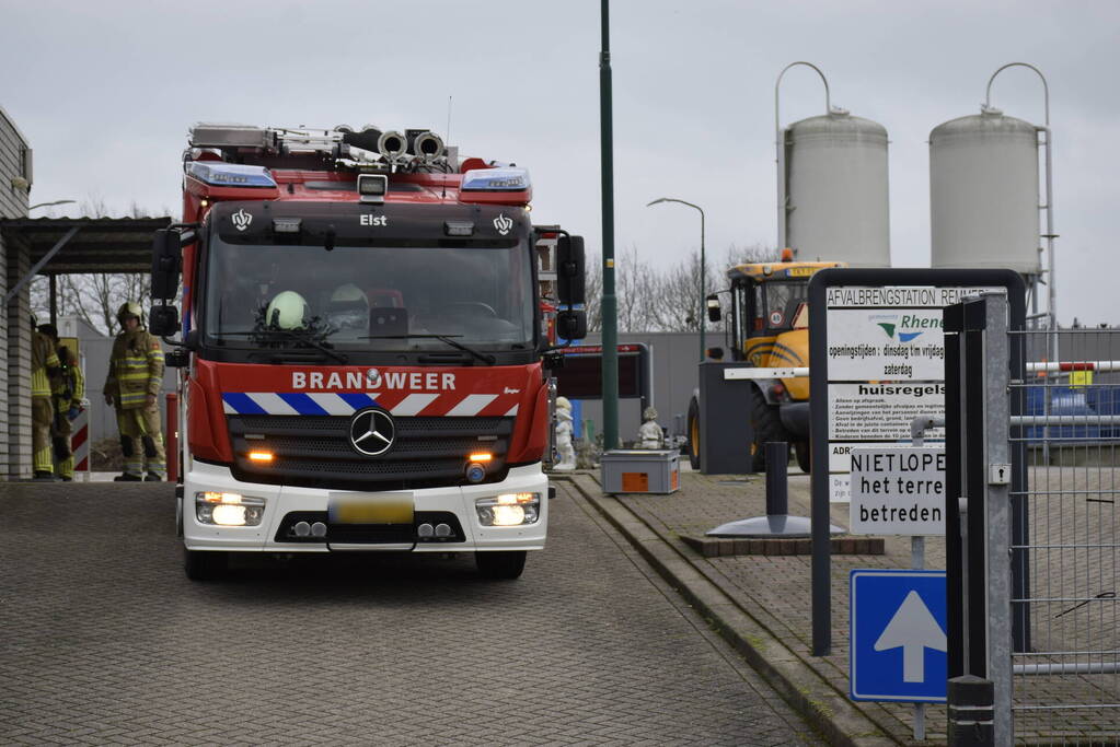 Chemische reactie op gemeentewerf