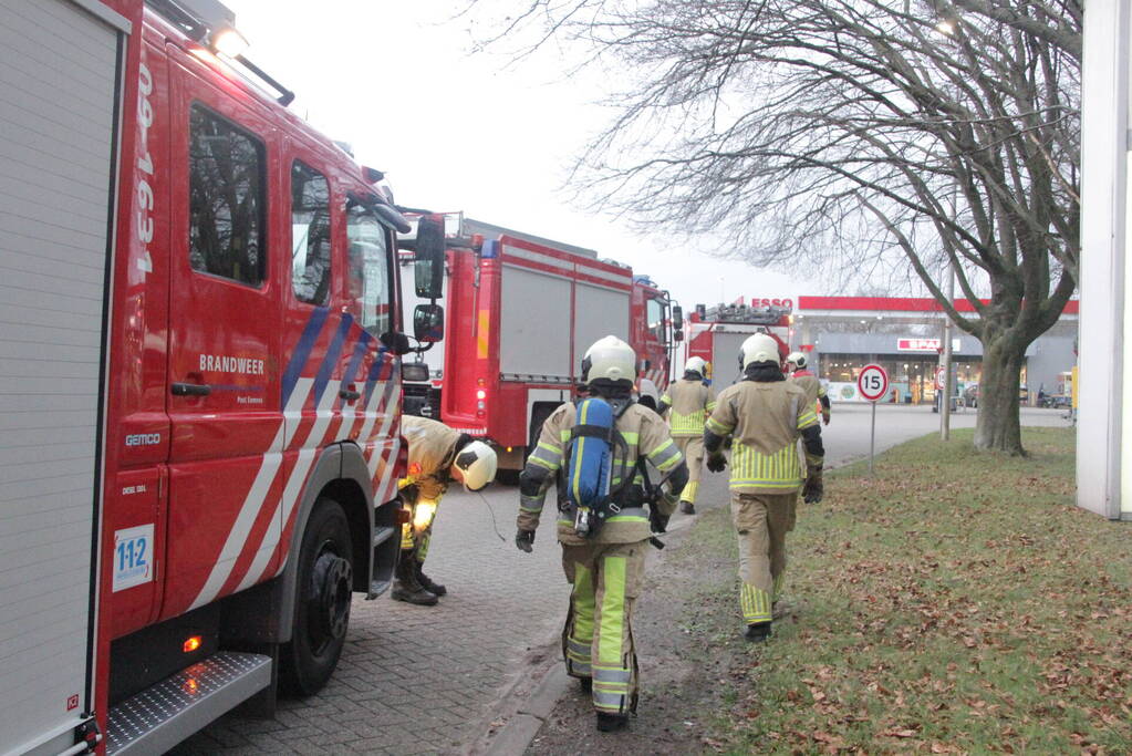 Gaslucht in shop van tankstation