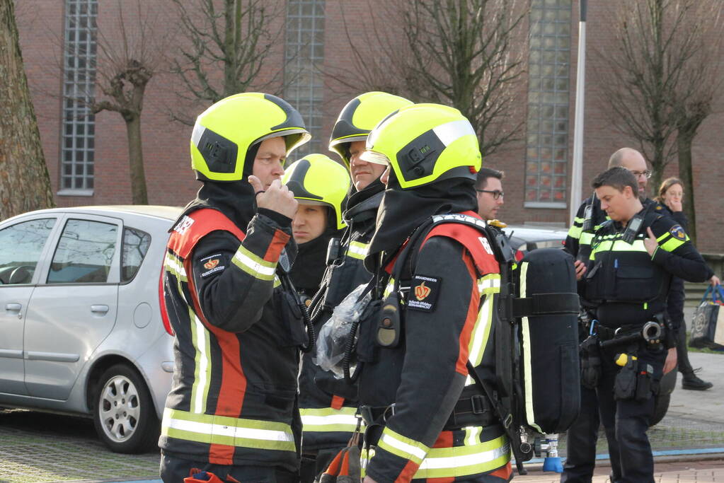 Cabine van vuilniswagen volledig uitgebrand