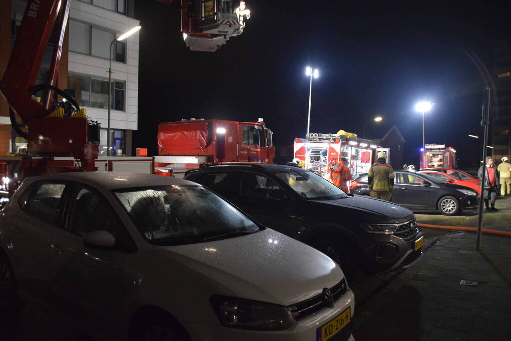 Appartementen ontruimd door brand