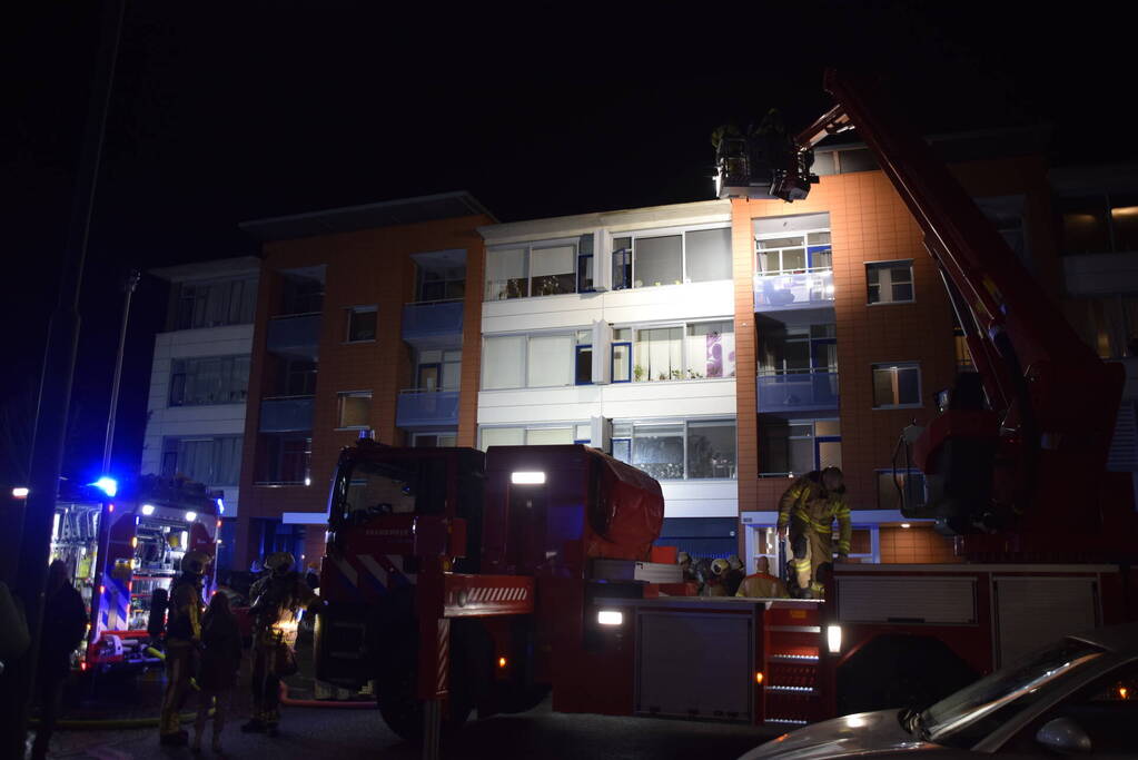 Appartementen ontruimd door brand