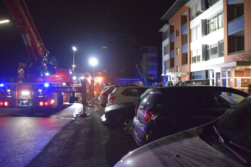 Appartementen ontruimd door brand
