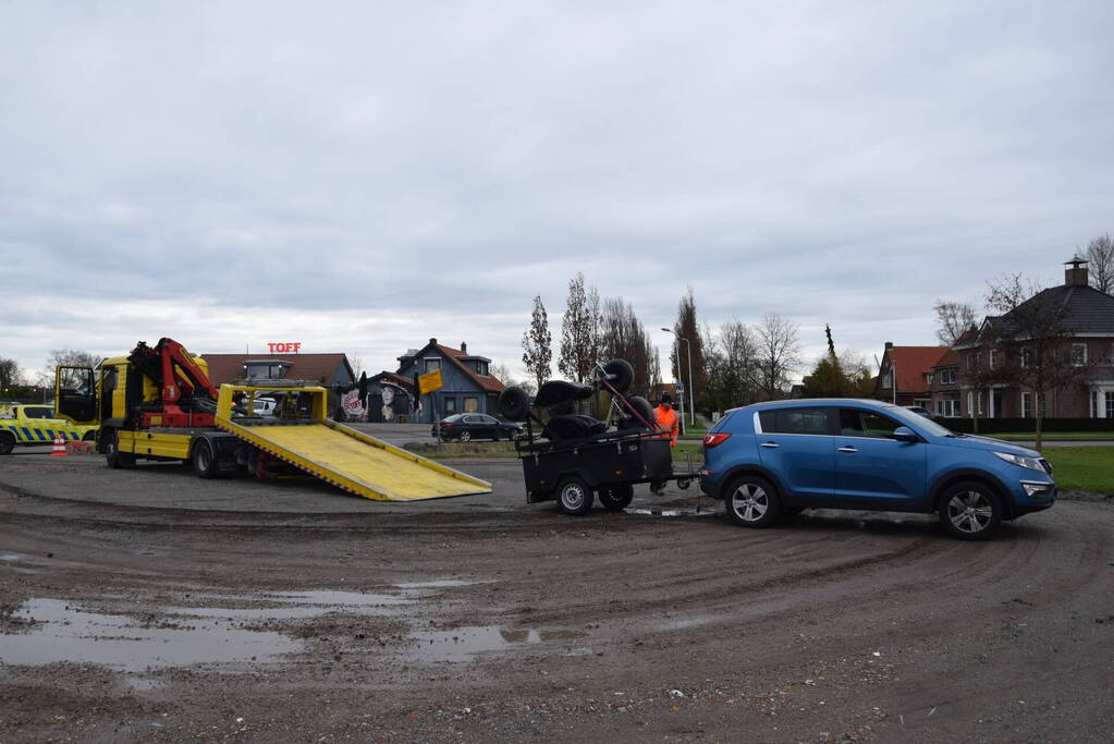 Vrouw gecontroleerd na kop-staart botsing