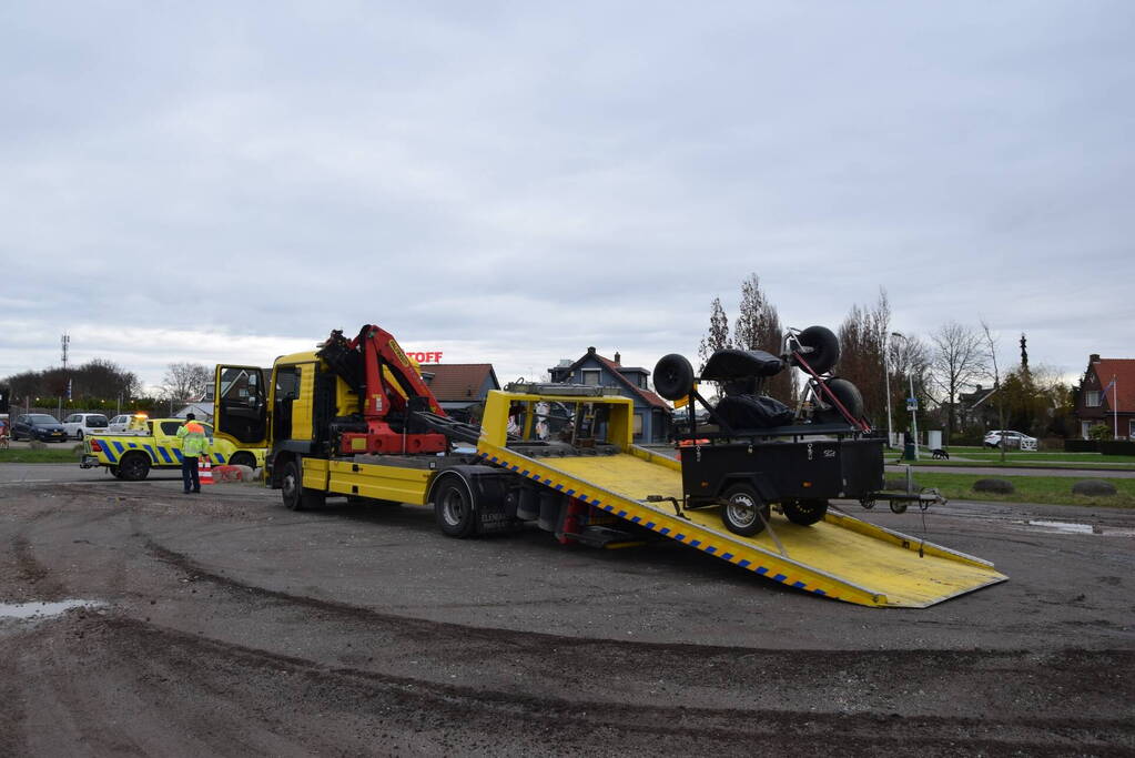 Vrouw gecontroleerd na kop-staart botsing