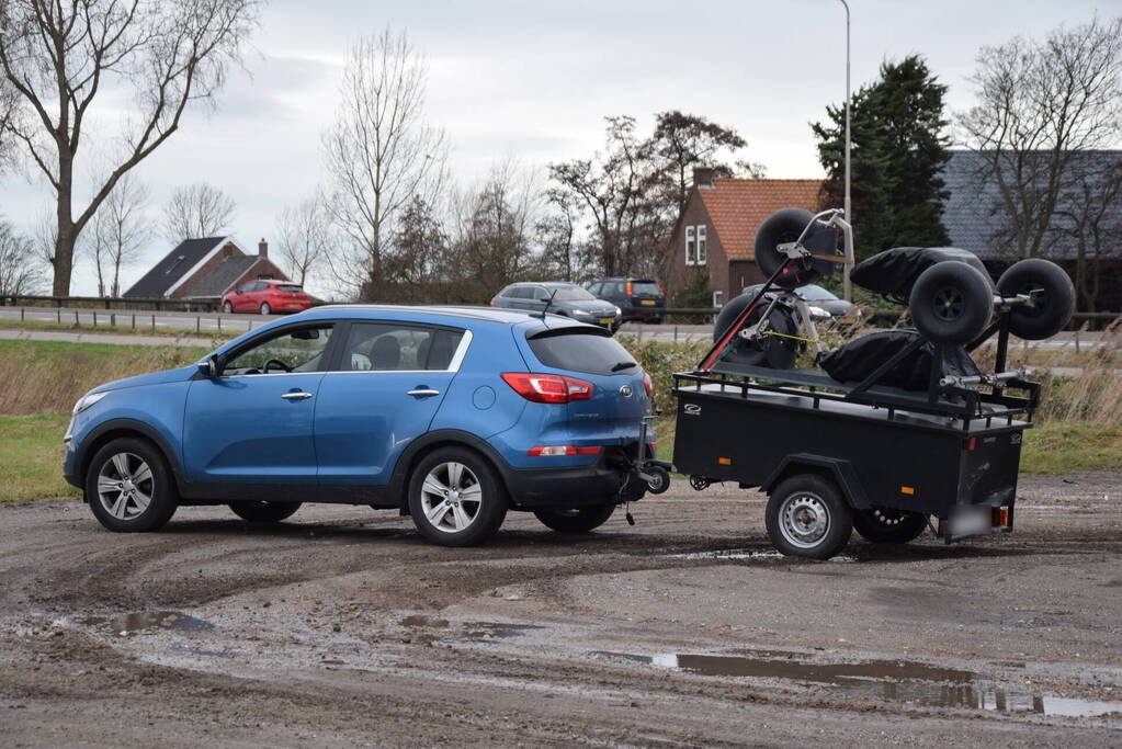 Vrouw gecontroleerd na kop-staart botsing