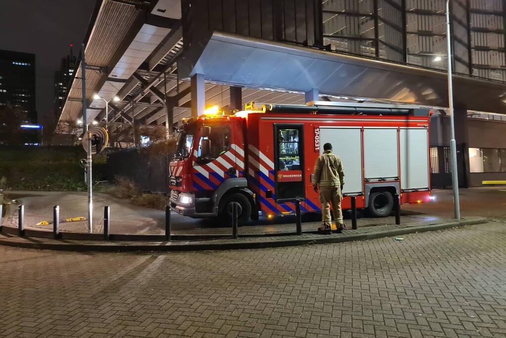 Onderzoek naar rookontwikkeling in trein
