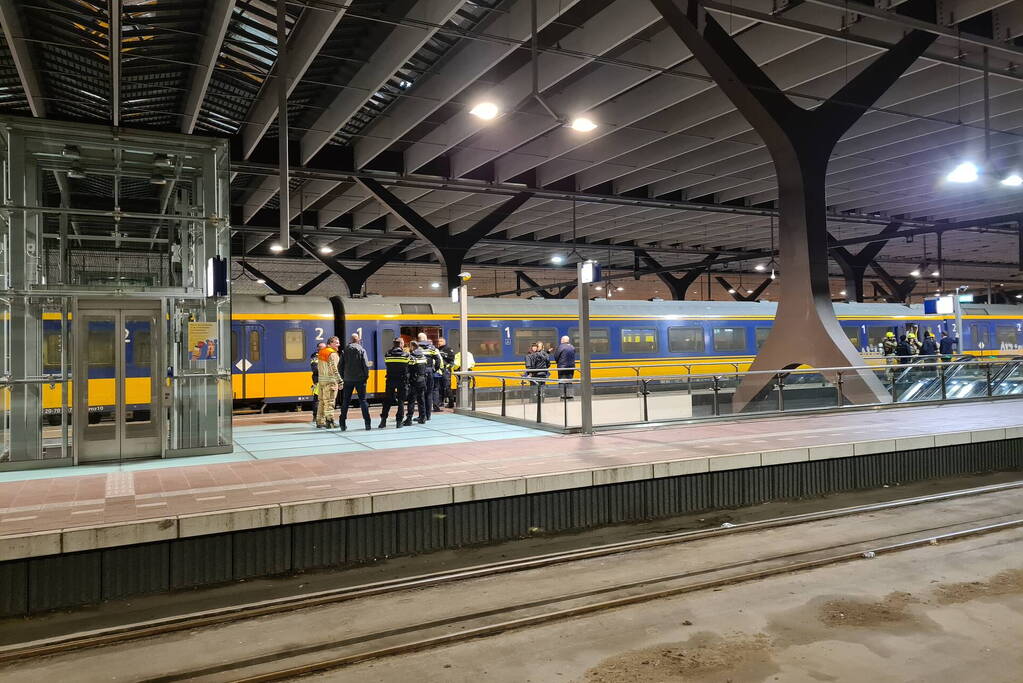 Onderzoek naar rookontwikkeling in trein