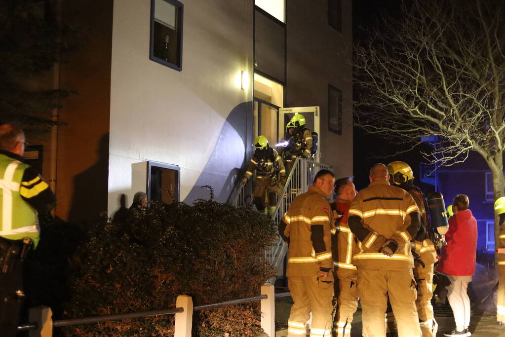 Brand in appartement zorgcomplex