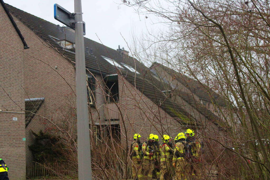 Gewonde bij woningbrand
