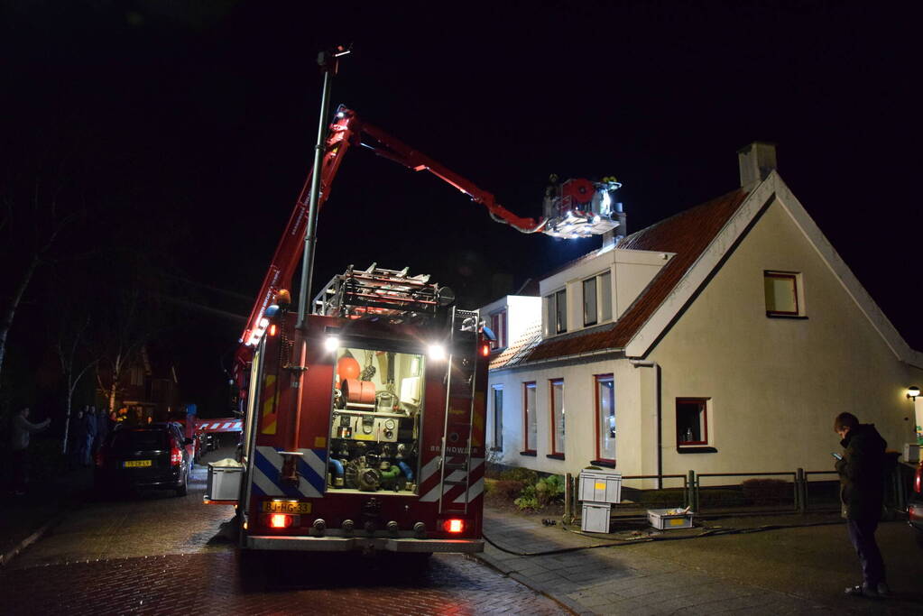 Schoorsteenbrand snel onder controle