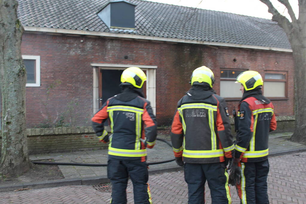 Brand in schoolgebouw
