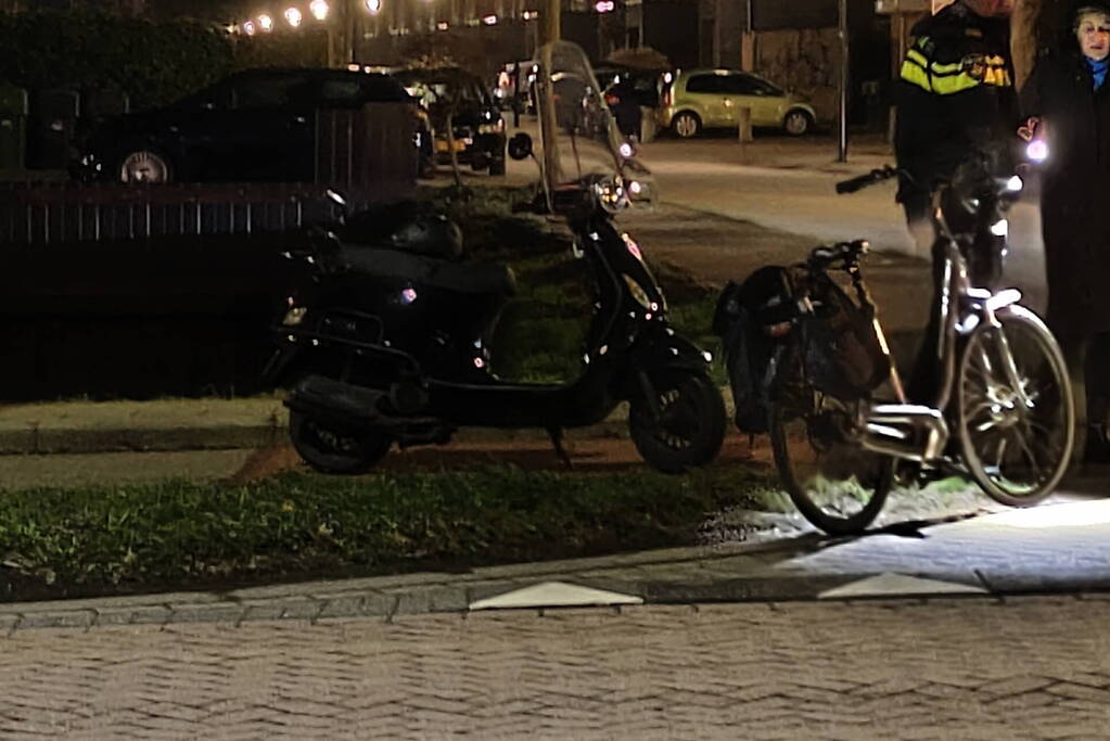 Gewonde bij ongeval tussen fietser en scooterrijder