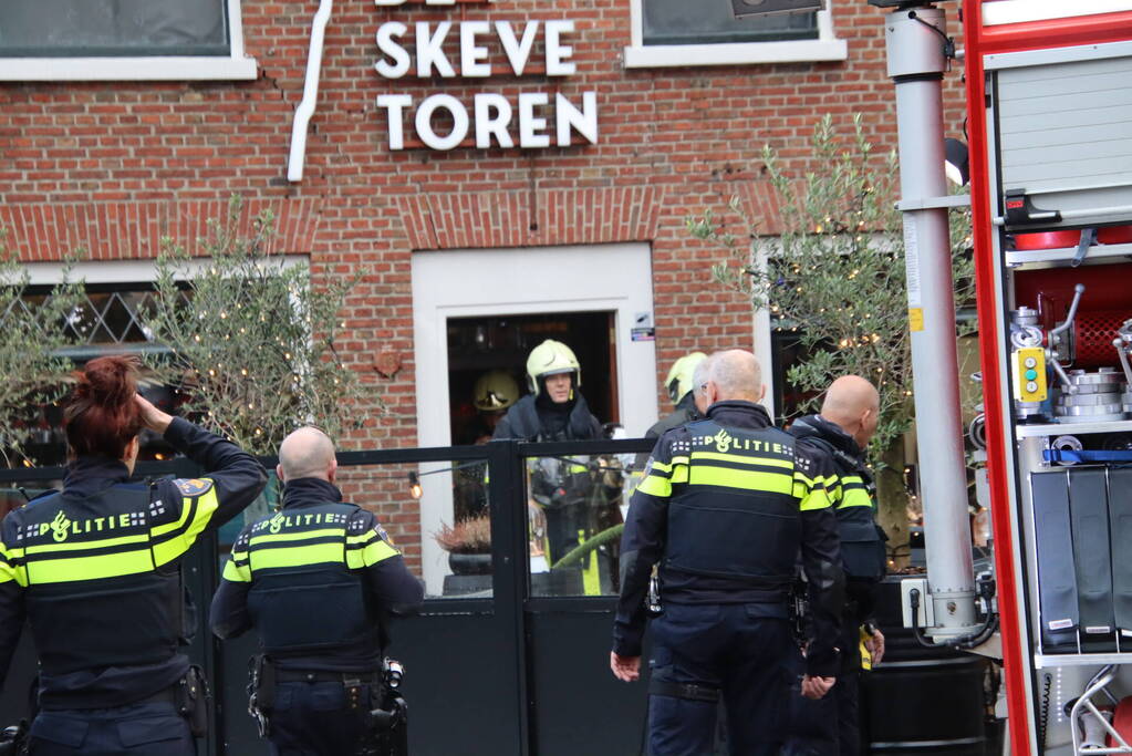 Brand in keuken van bovenwoning