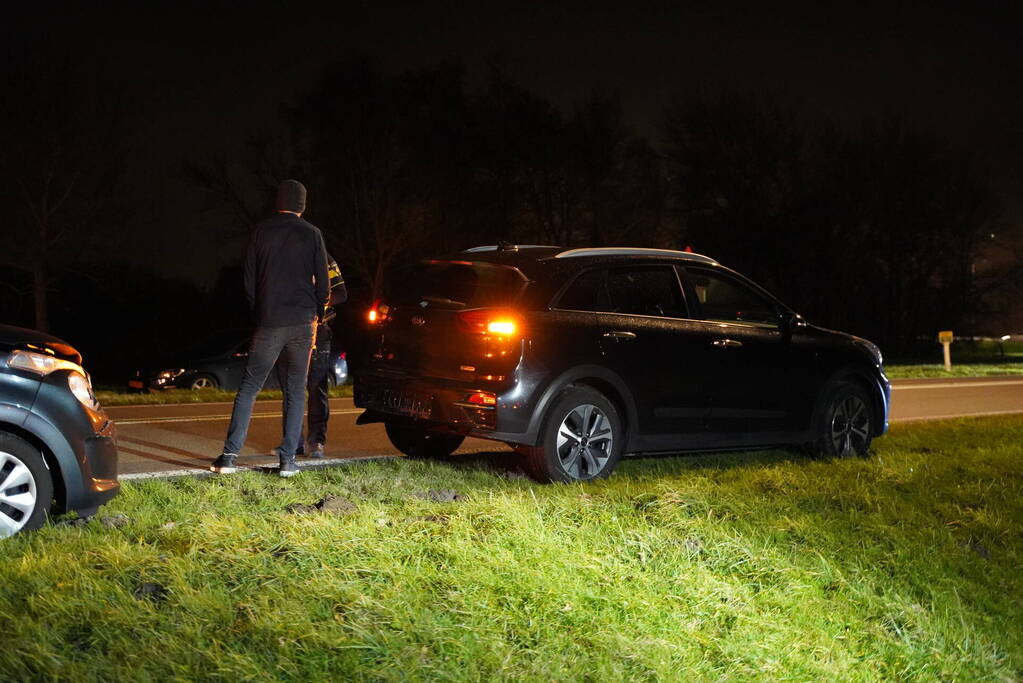 Veel schade bij kop-staart aanrijding